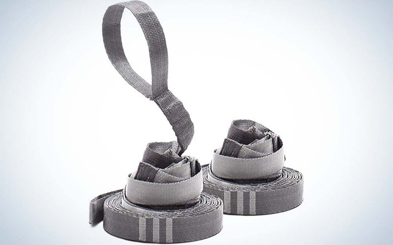 High weight limit and wide webbing make this system versatile.