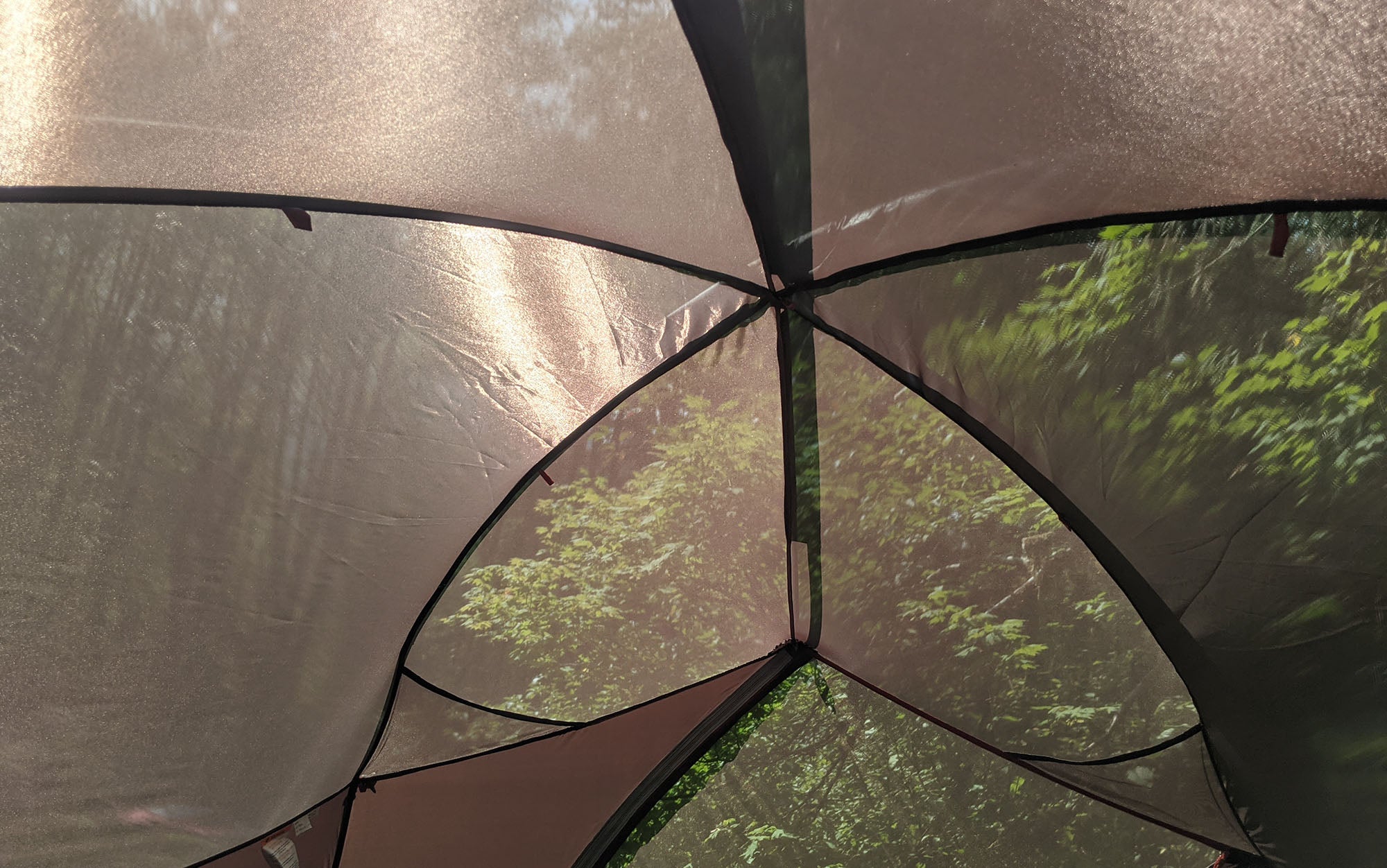 The full mesh coverage at the top of the Big Agnes Big House 6 really reduces the risk of condensation buildup.