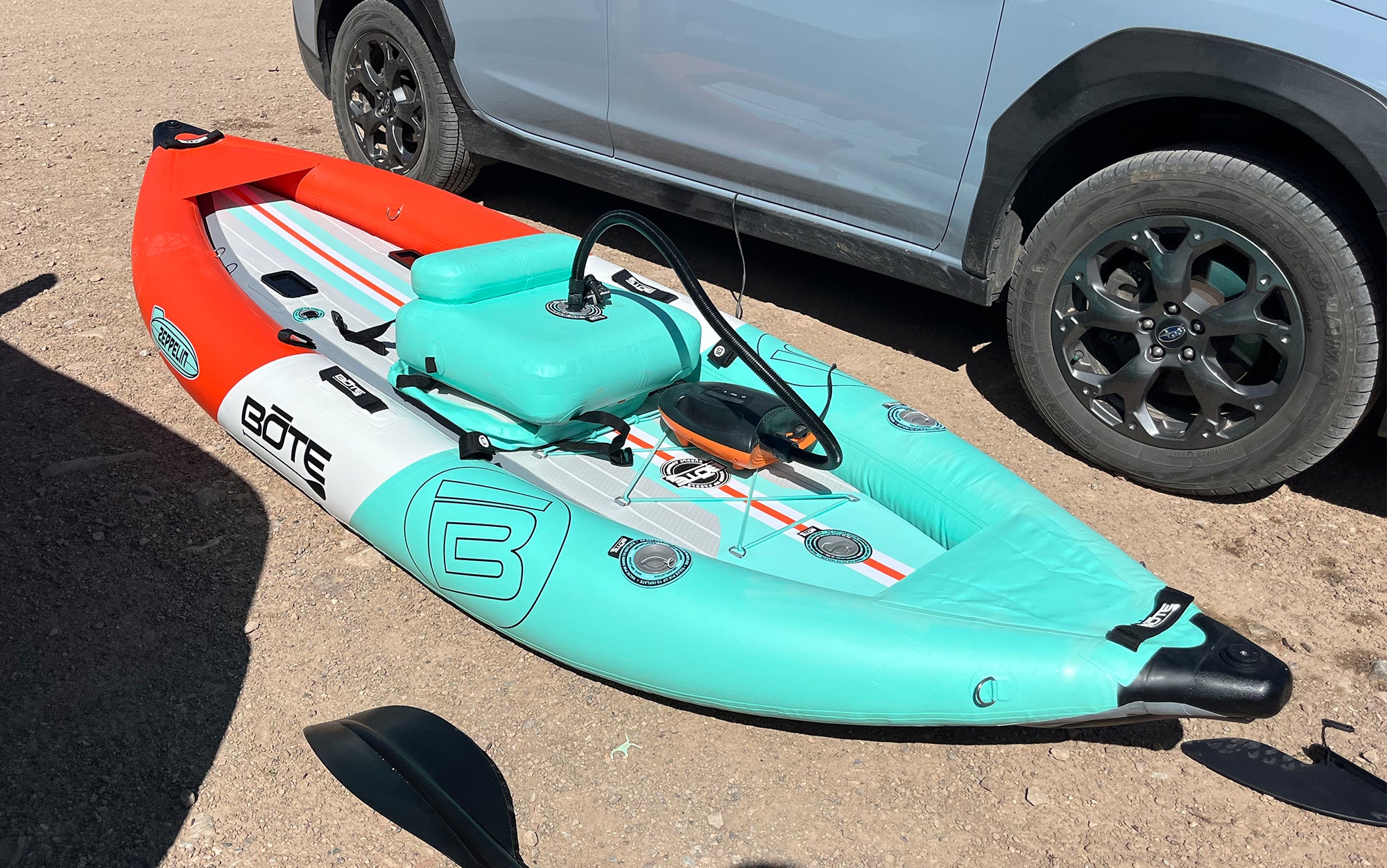 You also have to inflate the seat.