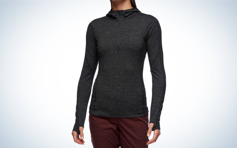 We tested the Black Diamond Solution 150 Merino Half Zip Hoody.