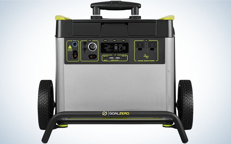 The Goal Zero Yeti 3000X is one of the best inverter generators.