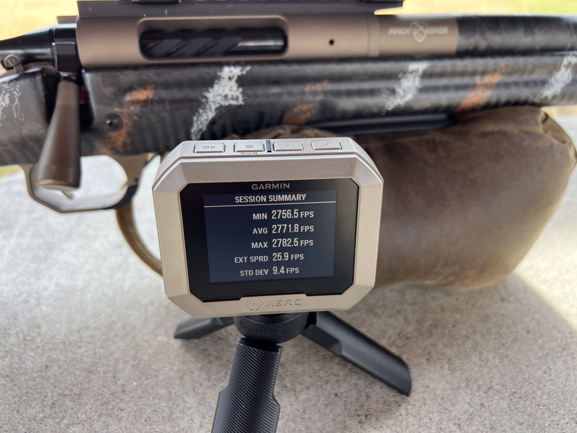 garmin xero and rifle