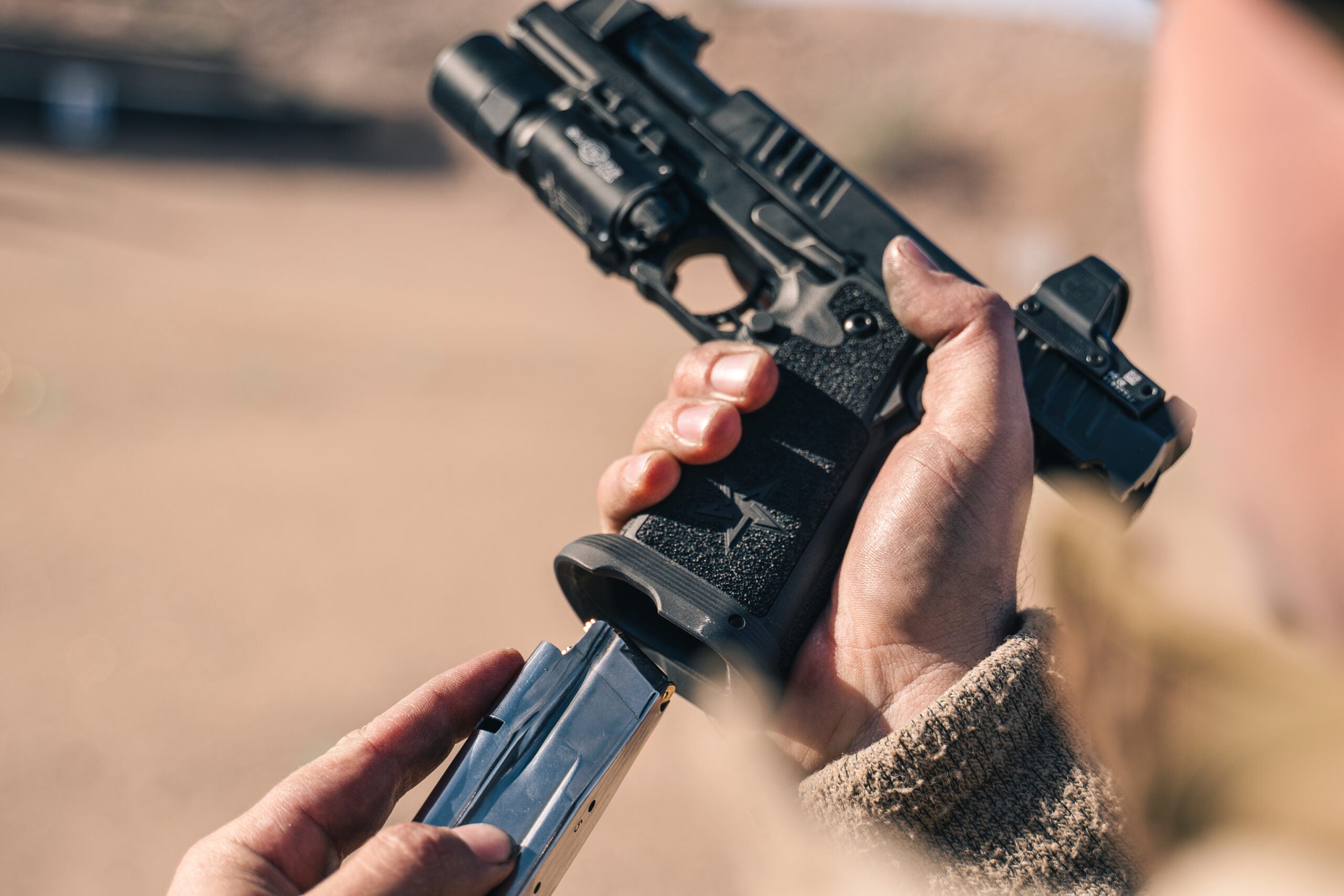 reloading while following gun safety rules