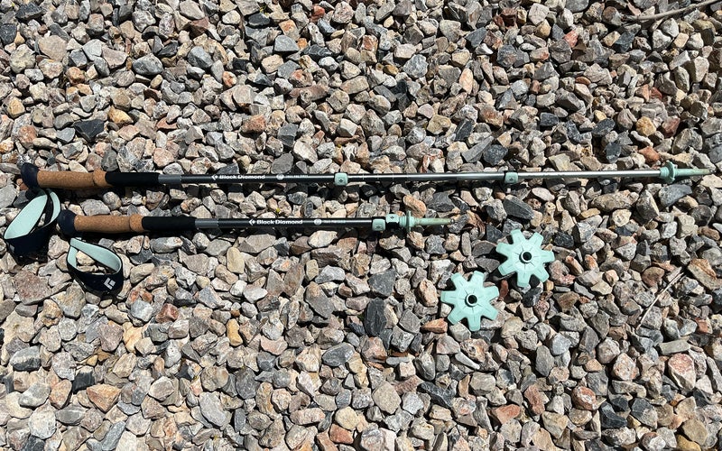 Black Diamond Pursuit Shocks are the best for day hikes.