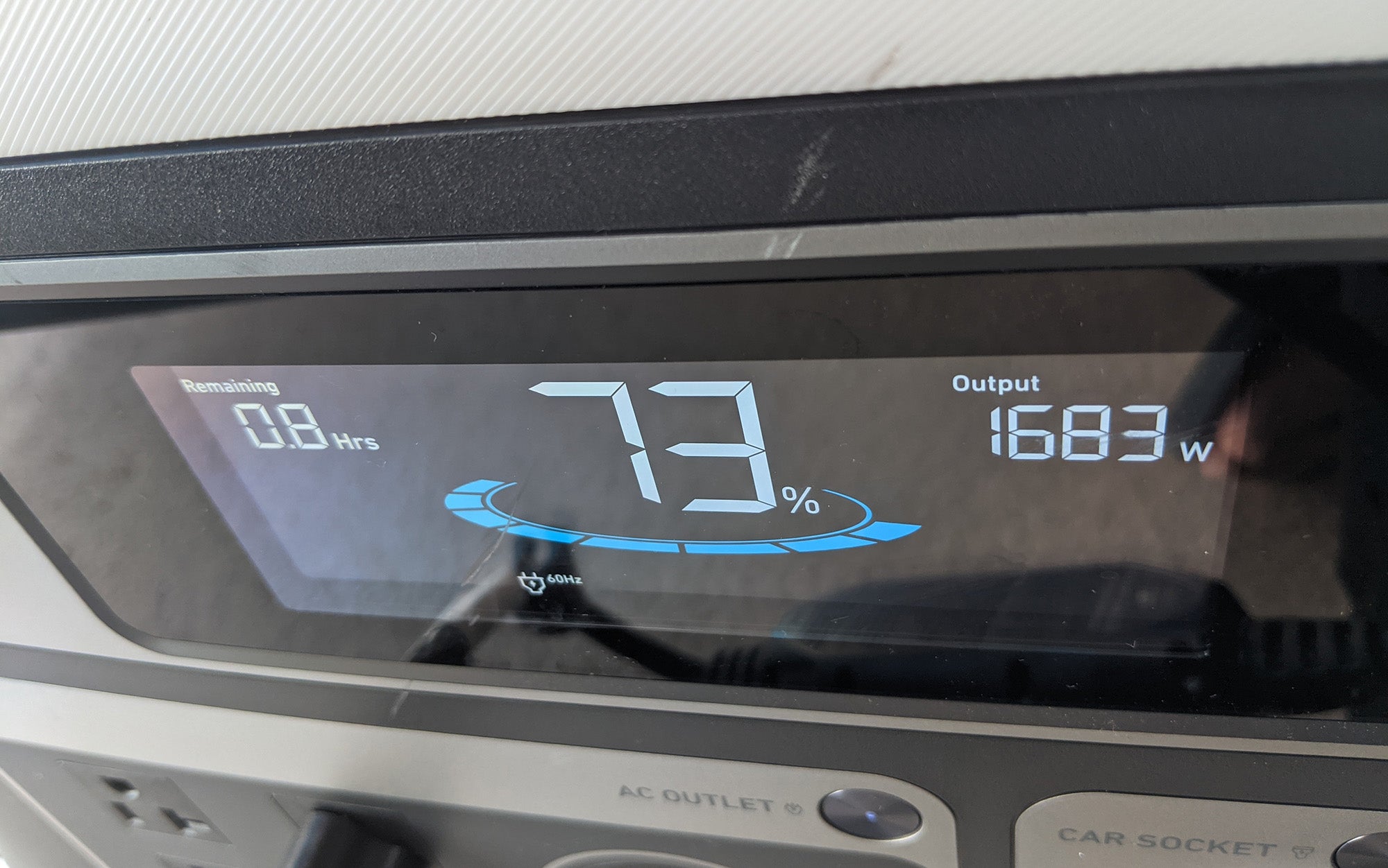 While larger portable power stations can handle the output needs of the Ninja Woodfire 8-in-1 Outdoor Oven, donât expect them to last too long.