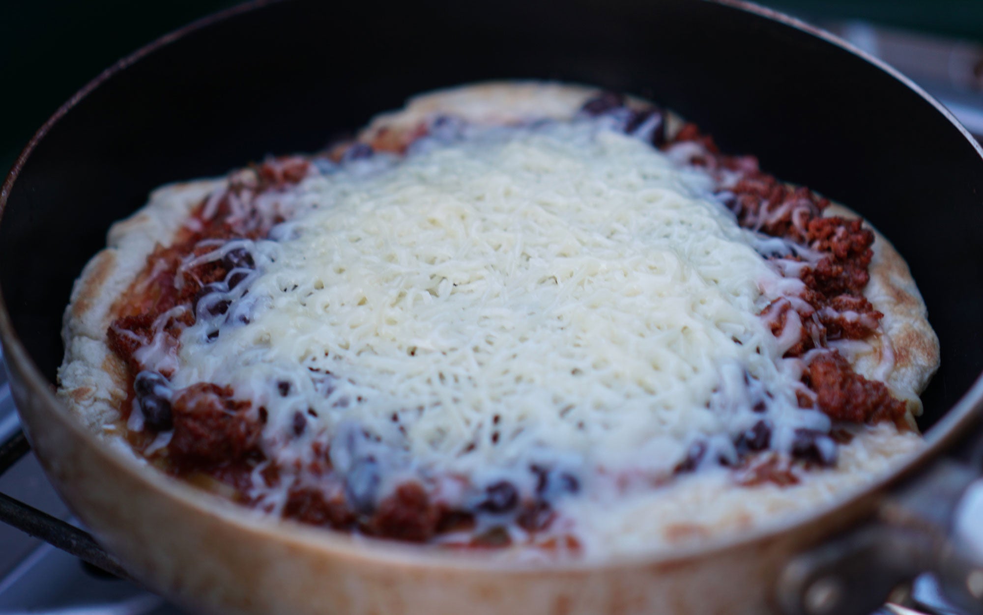 Try making pizza in camp.