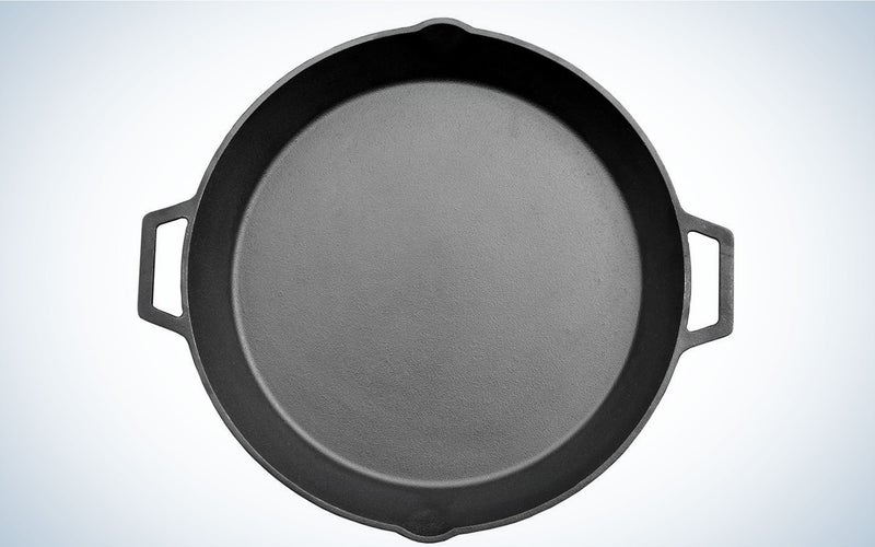 We tested the Carolina Cooker pre-seasoned skillet.