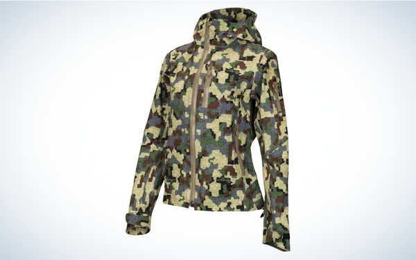 Forloh AllClima 3L Rain Jacket on gray and white background