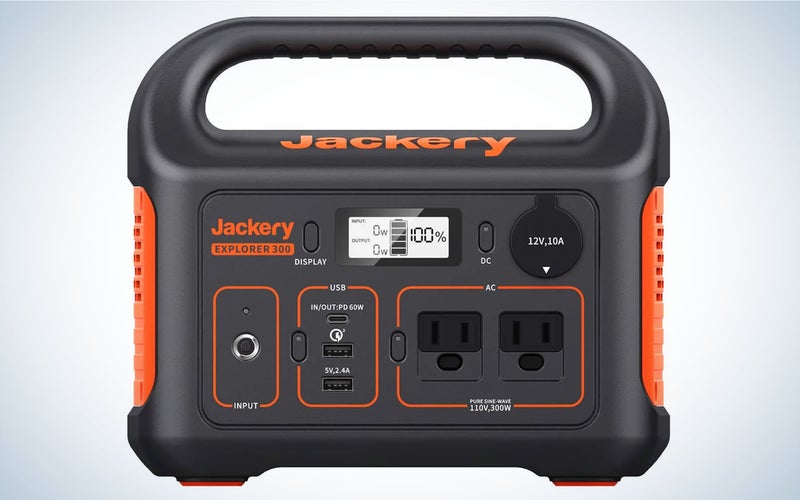 The Jackery Explorer 300 Portable Power StationÂ is the best power station.