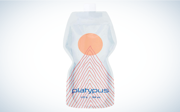 Platypus SoftBottle on gray and white background