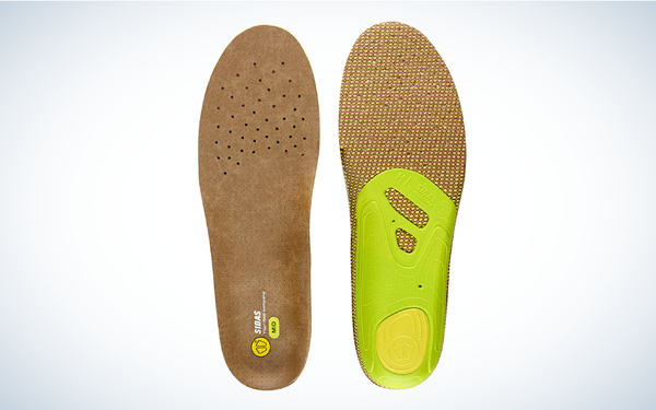 Sidas 3Feet Outdoor Mid Insoles on gray and white background