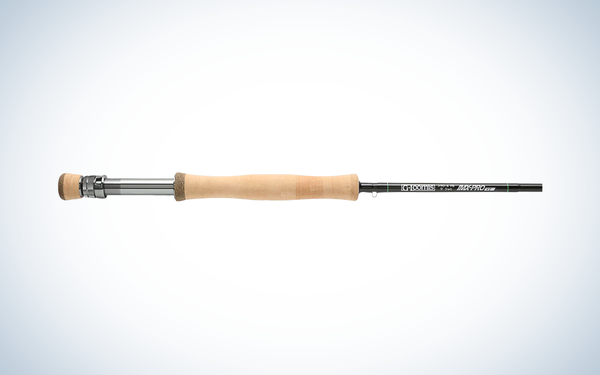 G. Loomis IMX Pro V2 on blue and white background