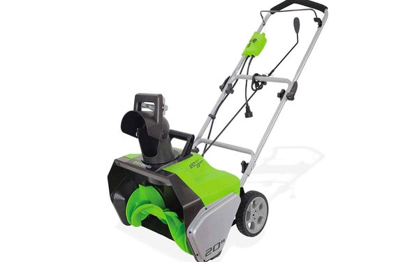 Greenworks 20 inch corded snow blower