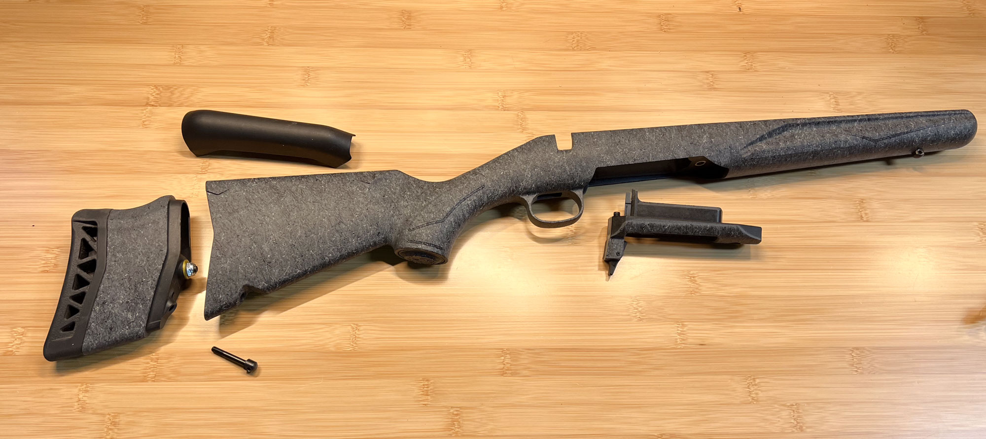 Ruger American Rifle Generation II stock in component pieces