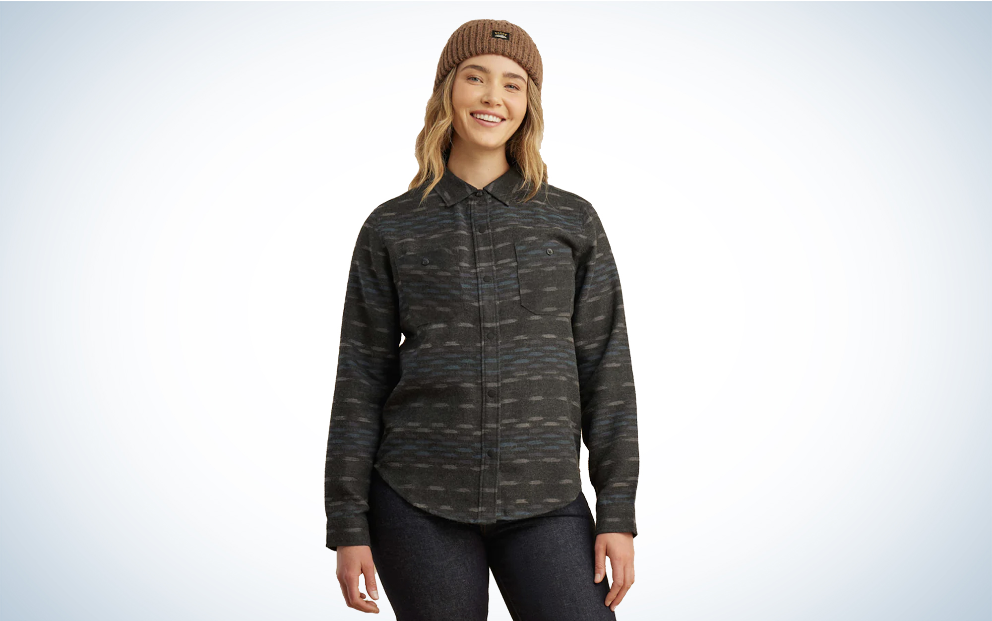 We tested the Roark Alpine Long Sleeve Flannel.