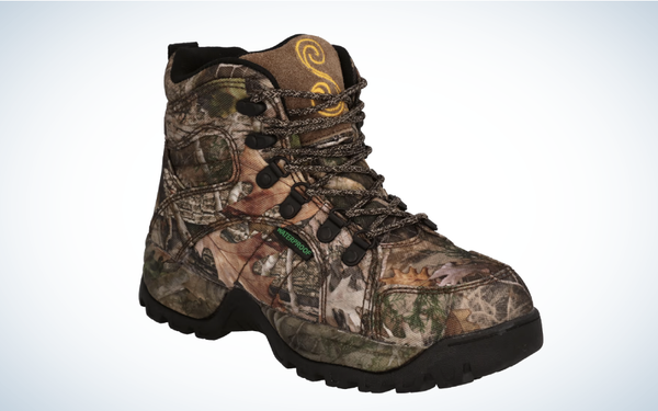 SHE Outdoor Kosoha Hunting Boots on gray and white background