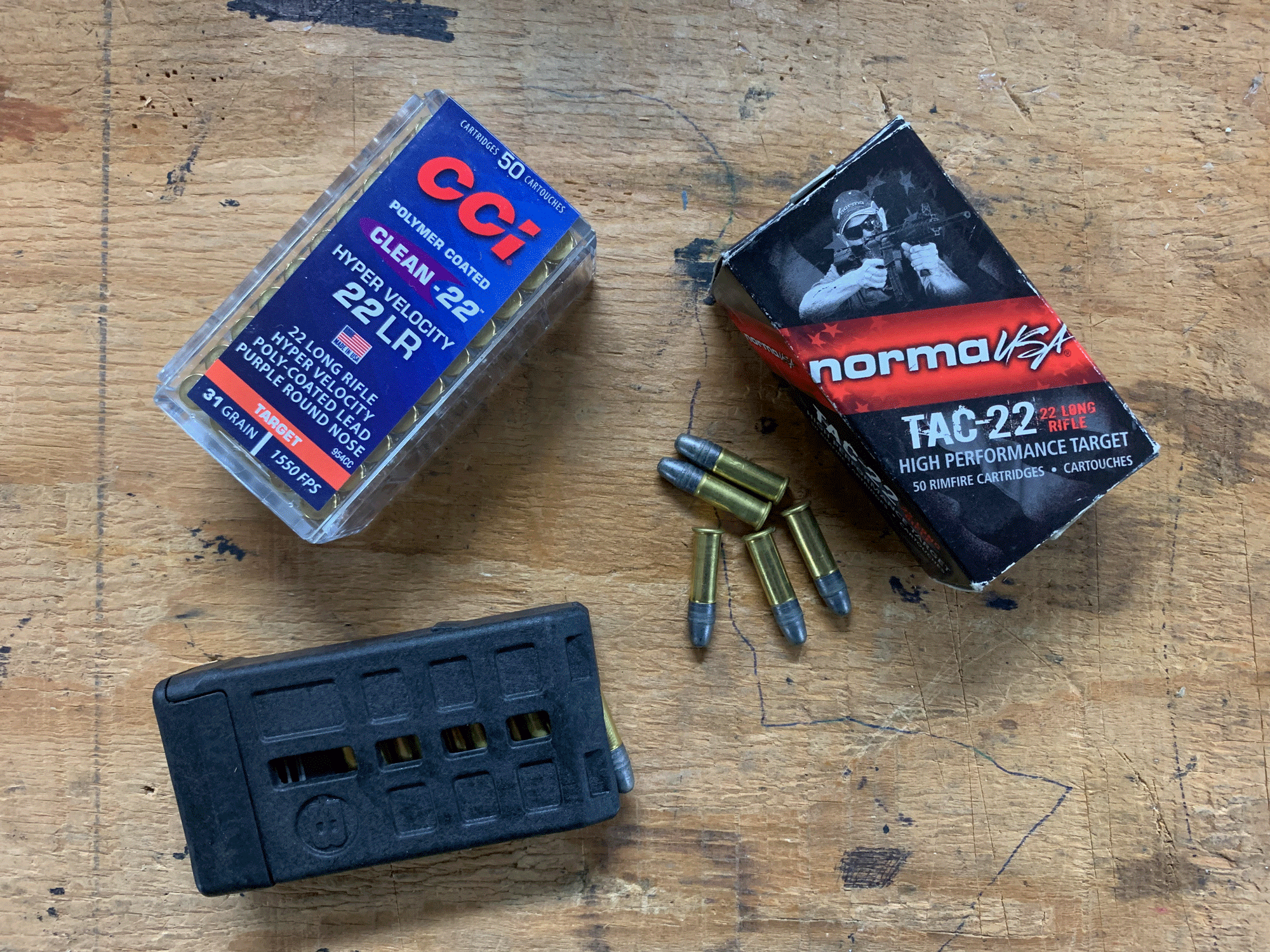 .22 ammo with BMR magazine