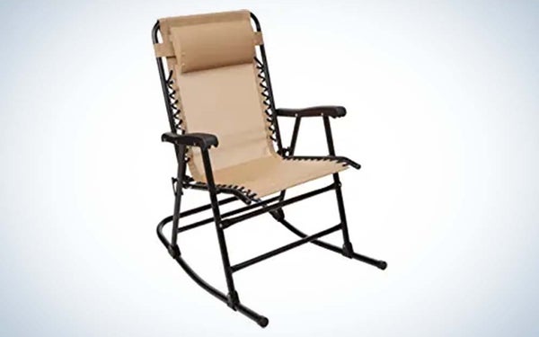 Amazon Basics Outdoor Textilene Best Outdoor Rocking Chair 