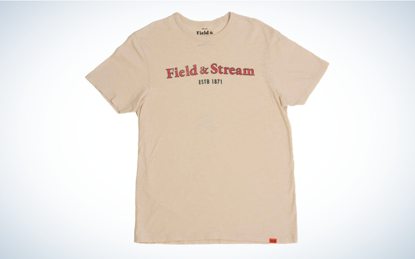 Field & Stream Legacy Tee on gray and white background