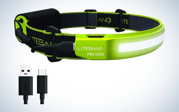 Liteband PRO 1000 Rechargeable Headlamp is the best headlamp rechargeable flashlight