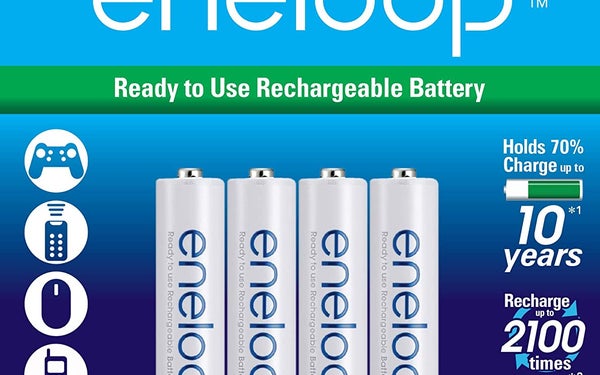Eneloop rechargeable AAA batteries