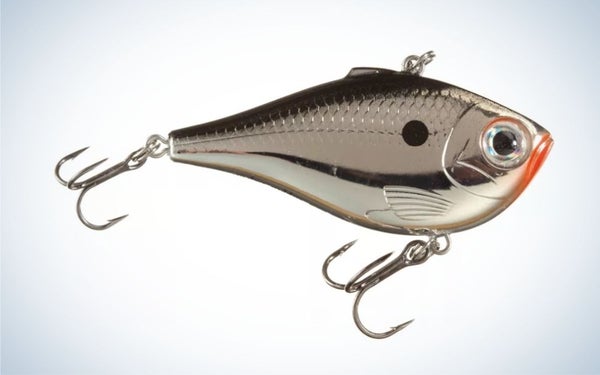 Chrome, sharp, lipless crankbait