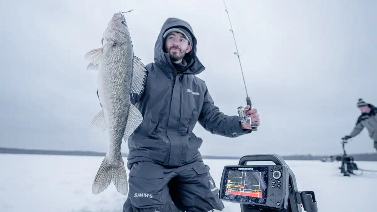 ice fishing walleye rods