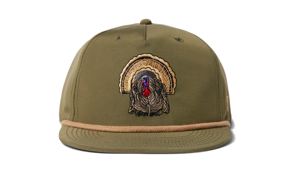 Duck Camp Turkey Hat on white background