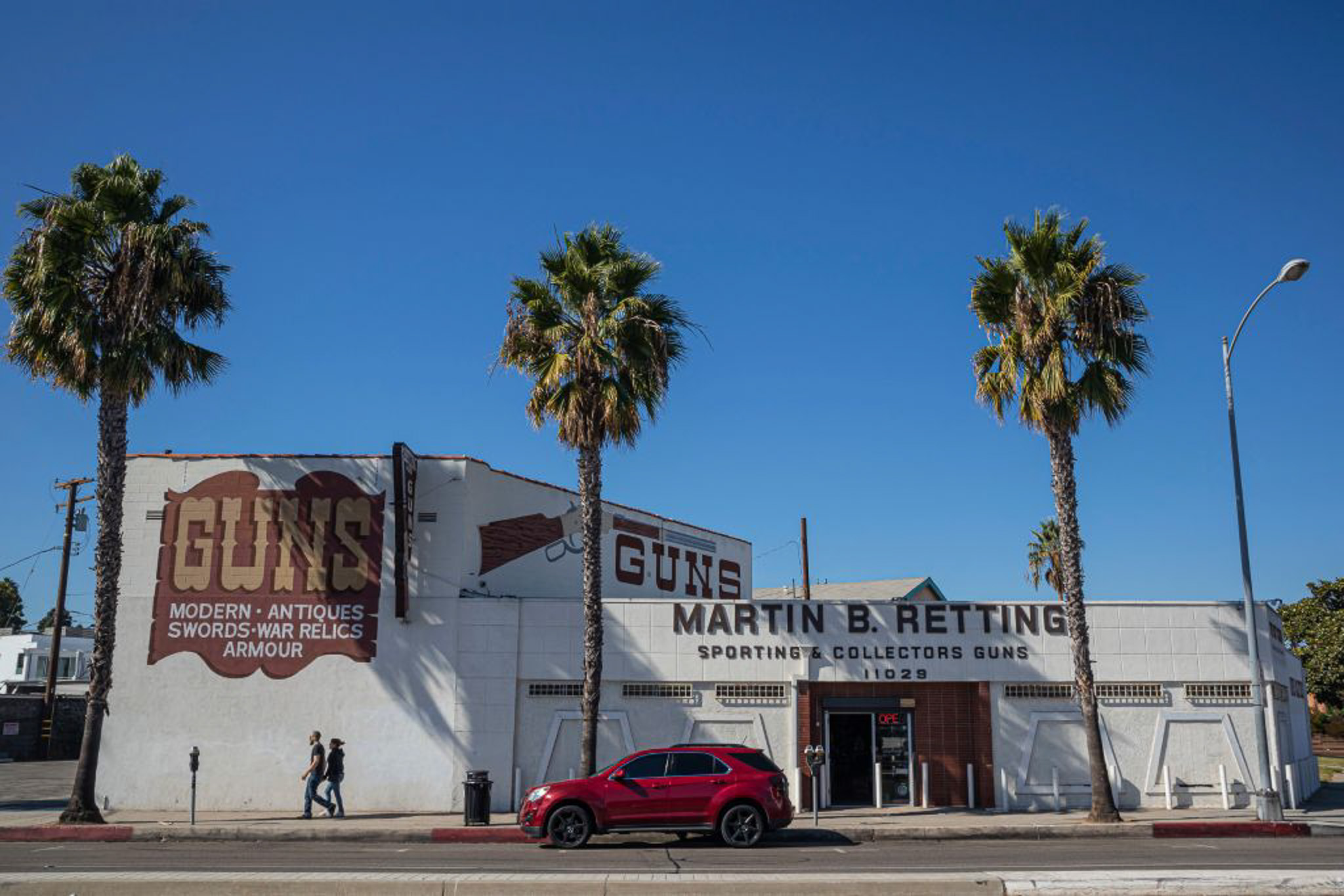 A gun shop in California, which has just overturned an ammo background check requirement.