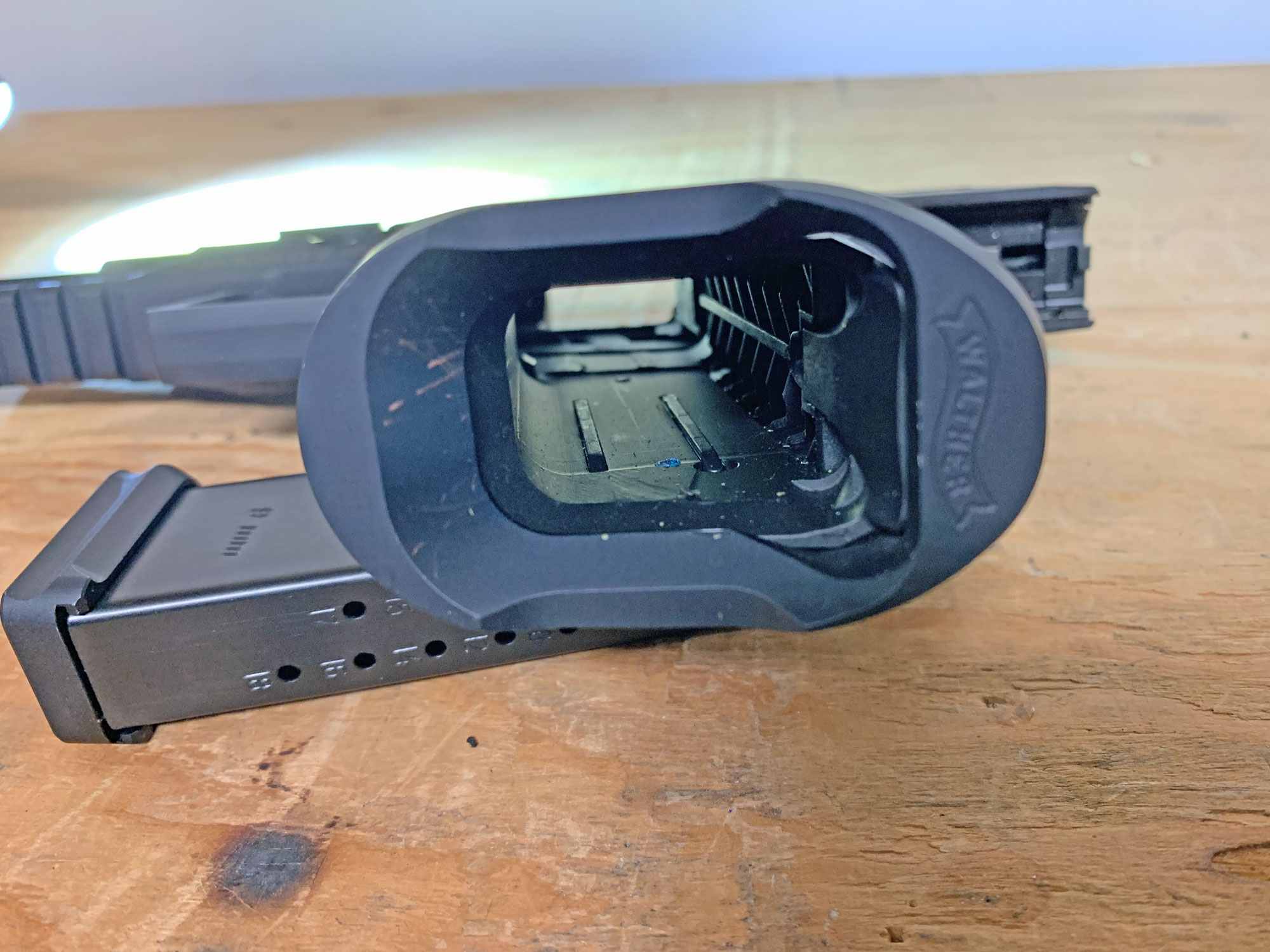 walther pdp steel frame magwell