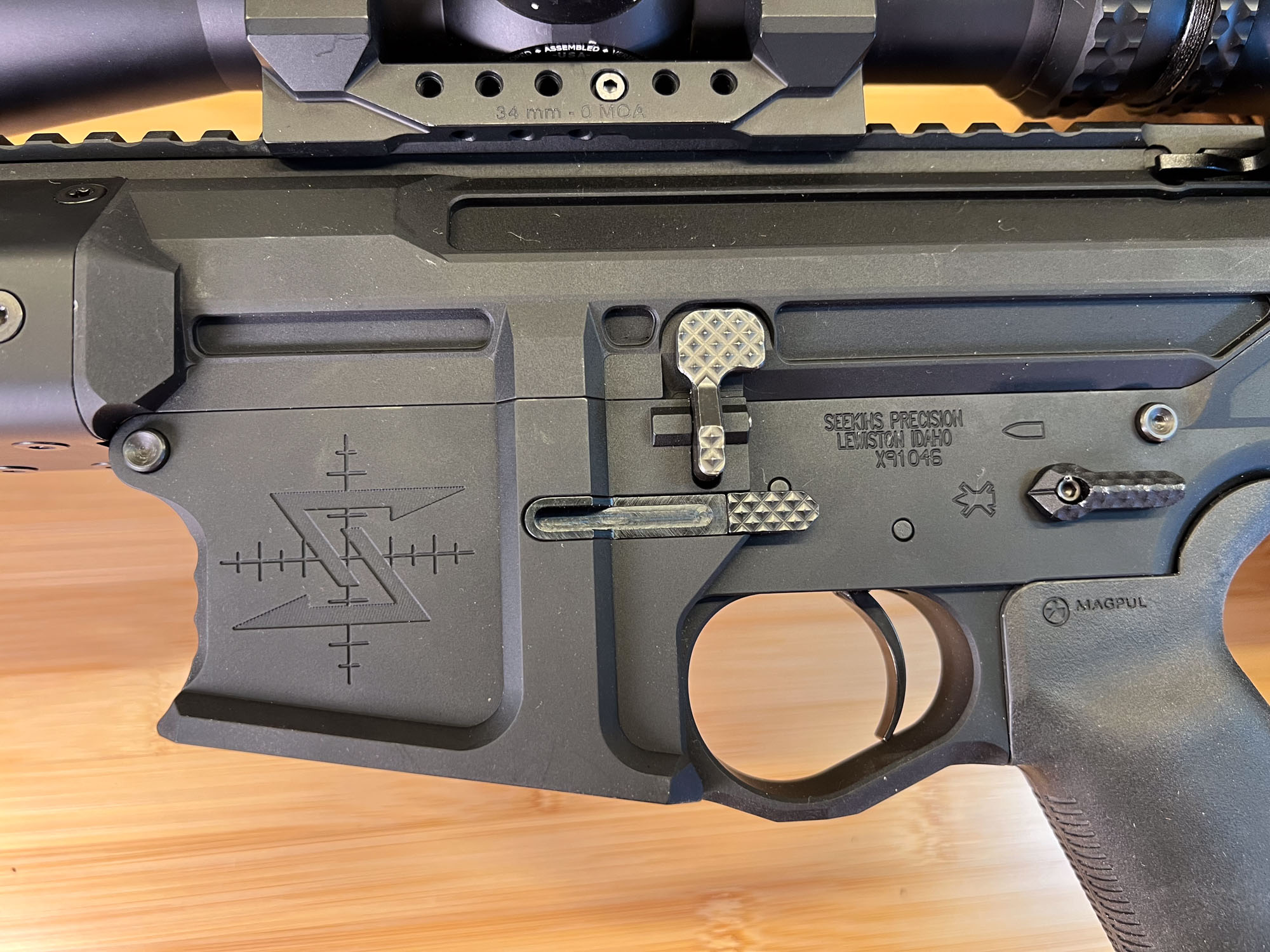 Controls on the Seekins SP10 lower