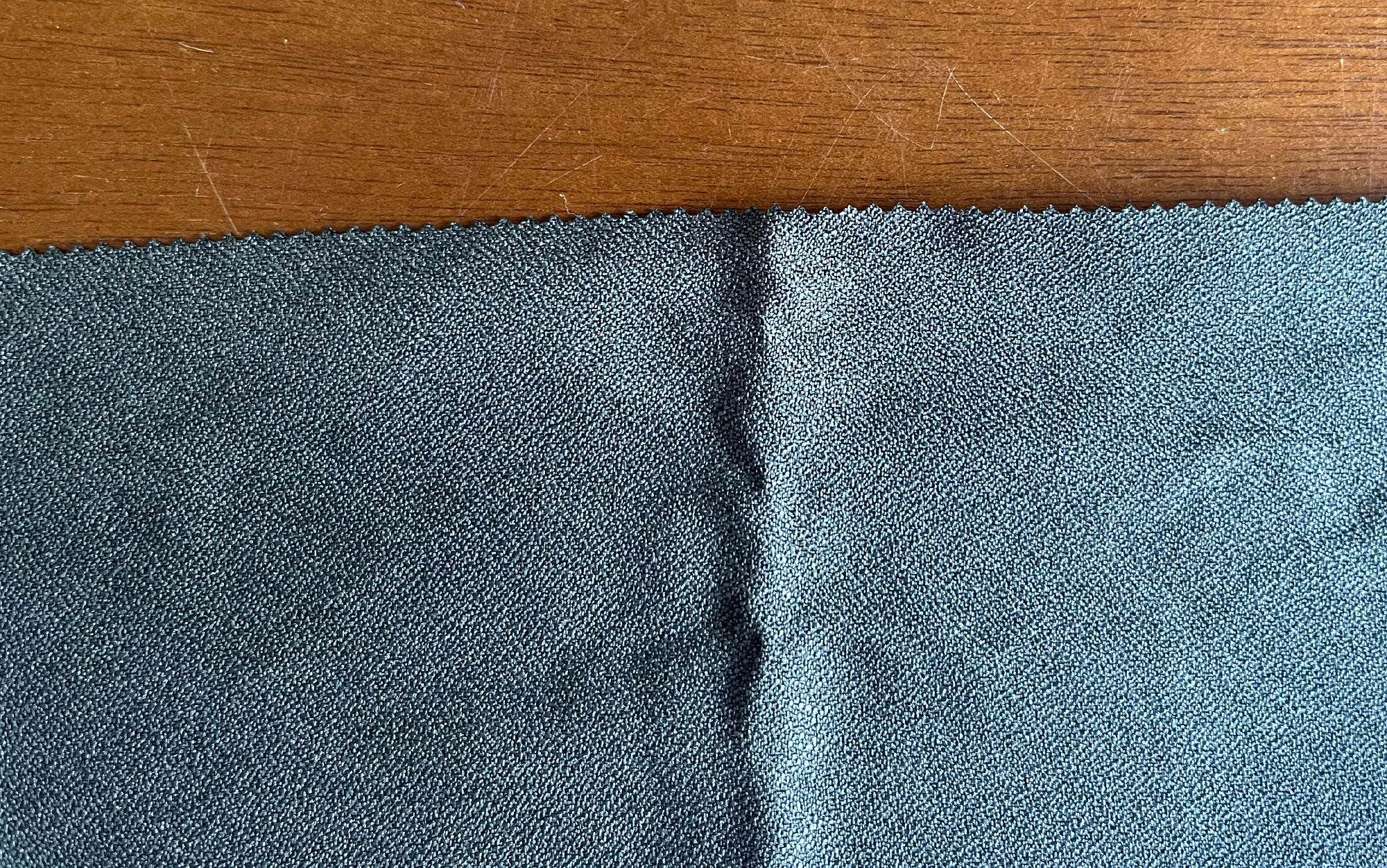 The Matador ultralight travel towel has an abrasive triangular-cut edge.