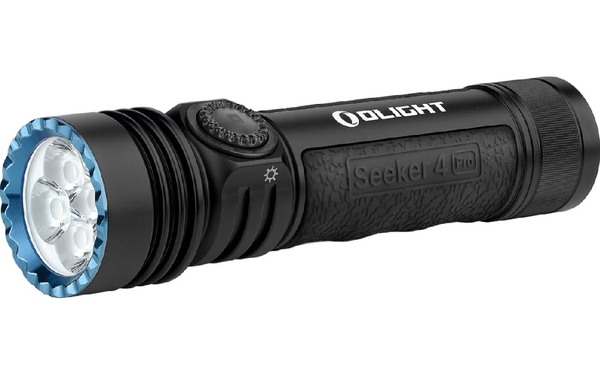 Olight Seeker 4 Pro Flashlight on white background