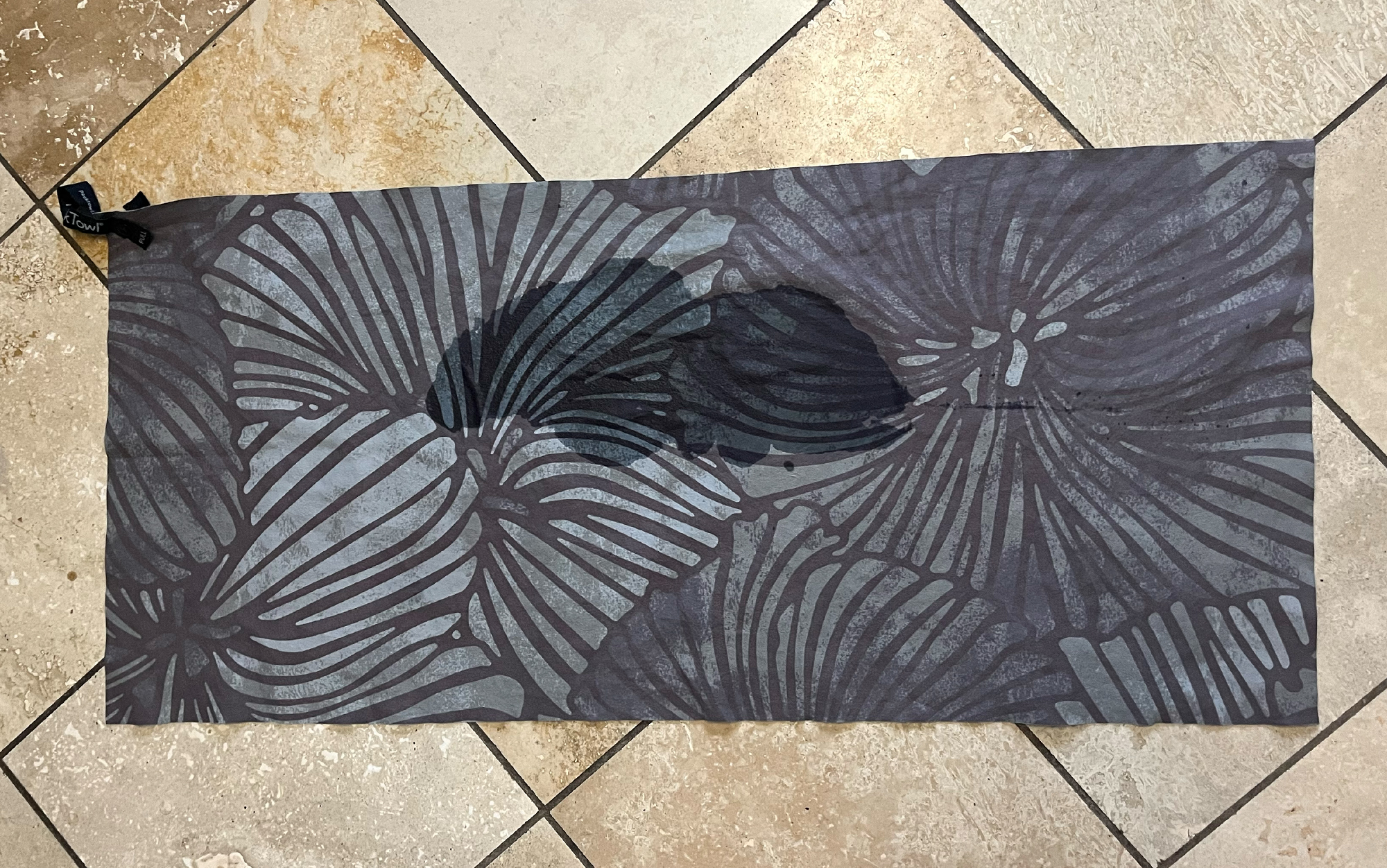 The PackTowl didn't absorb the entire quarter cup of water in 20 seconds.