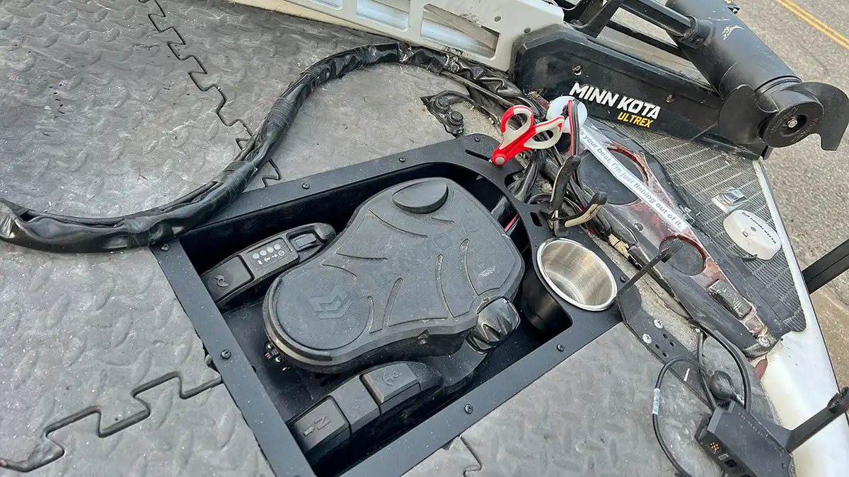 Baldwin iron works foot tray (our photo)