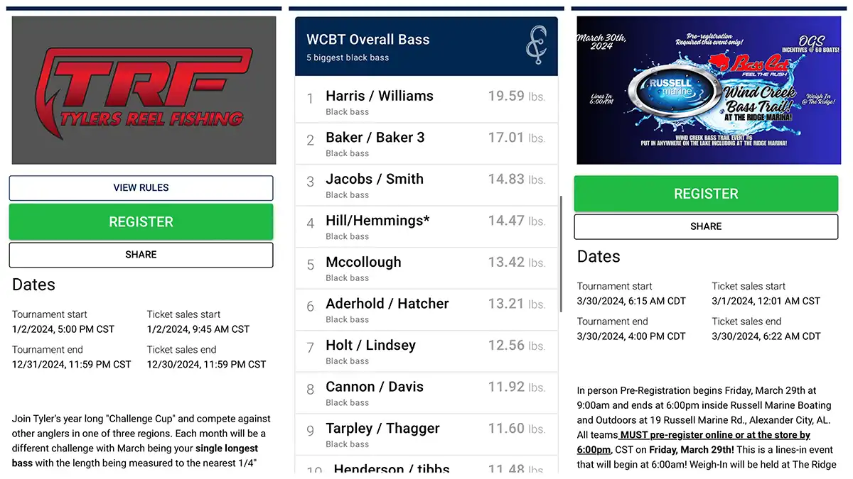 Fishing Chaos fishing app