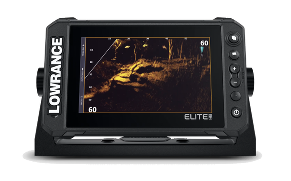 Lowrance Elite FS 7 Fish Finder/Chartplotter Combo on white background