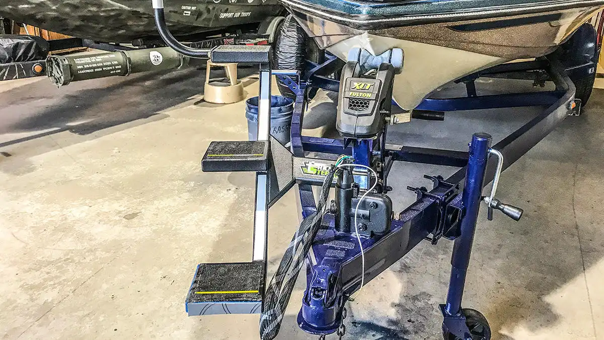Trick Steps boat trailer steps