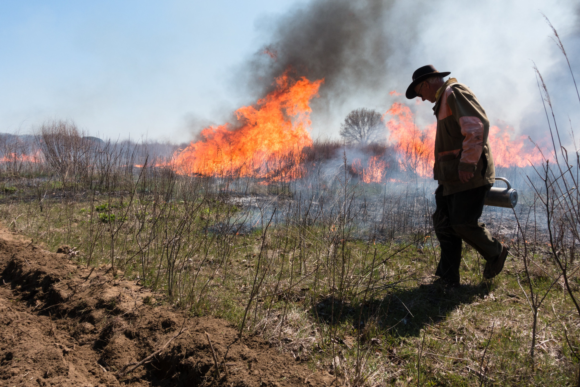 A prescribed burn in Maryland.