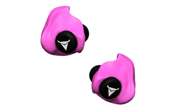 Decibullz Custom Molded Earplugs on white background