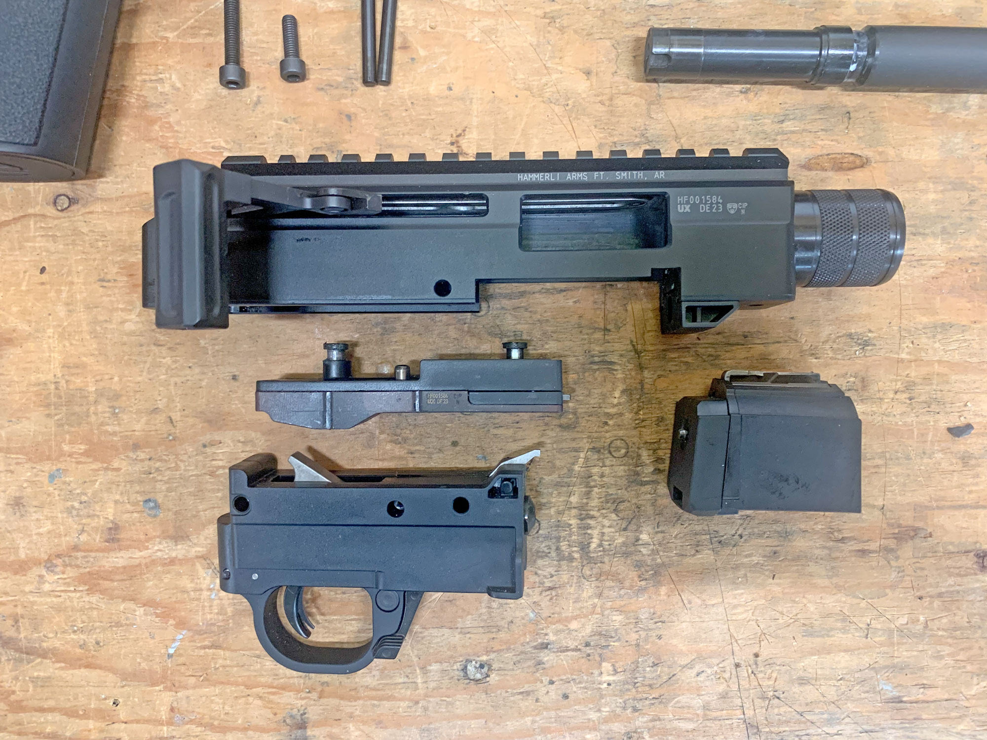 Hammerli Force B1 action