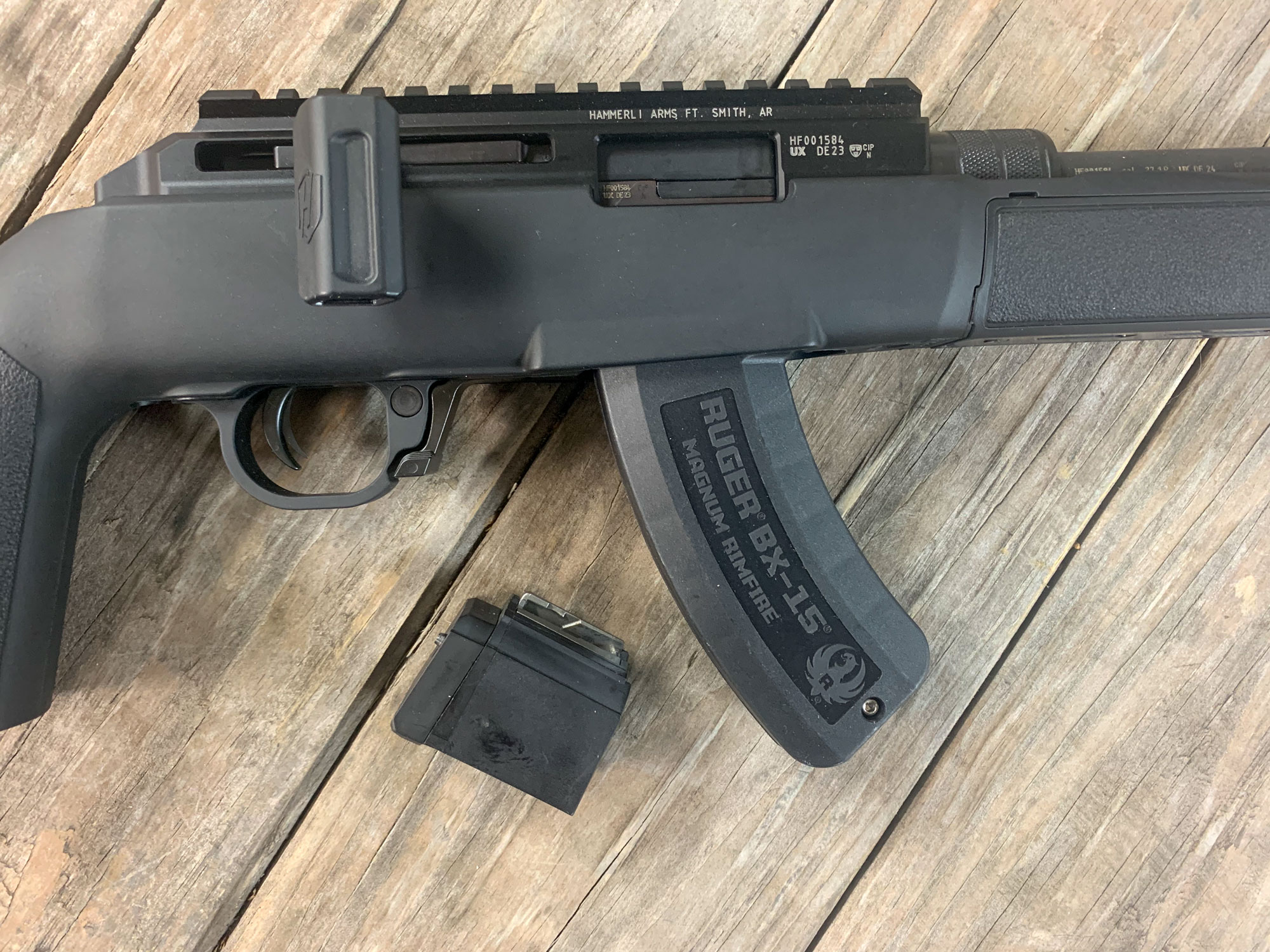 Hammerli with 22 WMR magazine