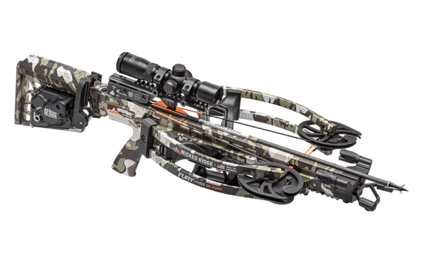 Wicked Ridge Fury 410 De-Cock Crossbow on white background